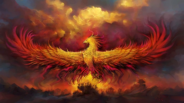 Phoenix God Al'ar from World of WarCraft