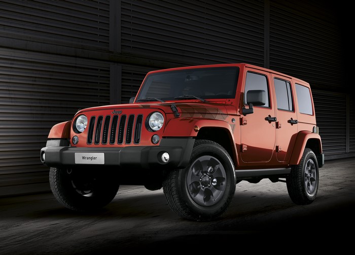 Red Jeep Wrangler Unlimited Night Eagle