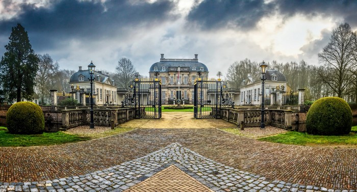 Kasteel de Voorst in Gelderland, Netherlands