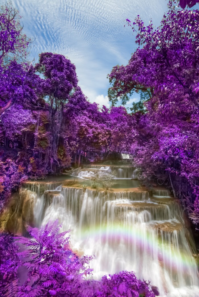 Huay Mae Khamin Waterfall, Thailand