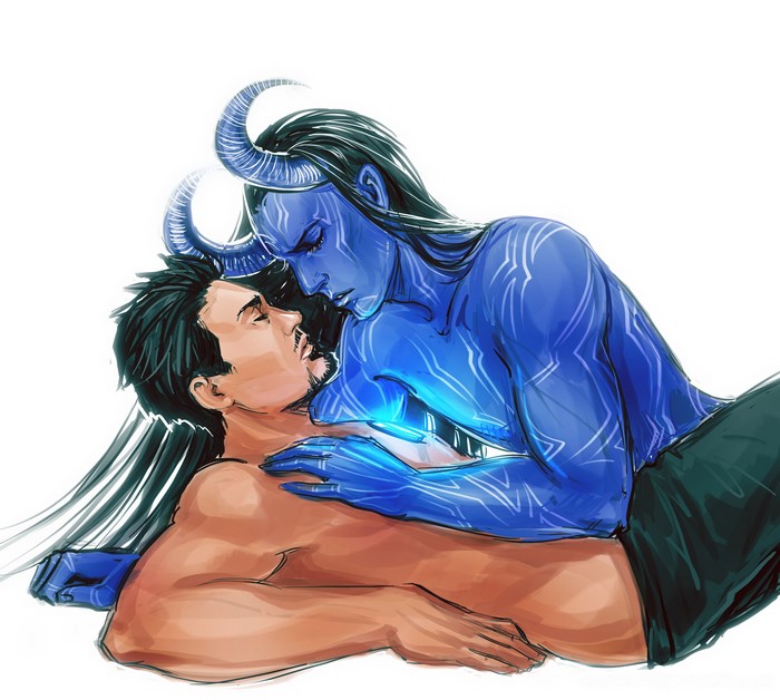 Iron Man and Jotun from Heroes Comics