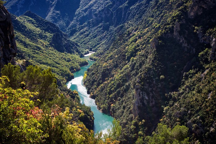 4K Gorges Du Verdon River in France