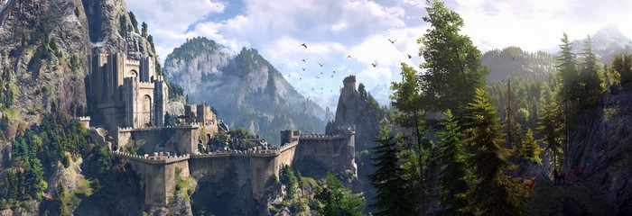 Kaer Morhen Fortress from The Witcher 3