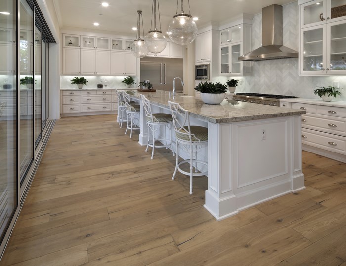 Modern Kitchen Interior Design with Island and Chairs