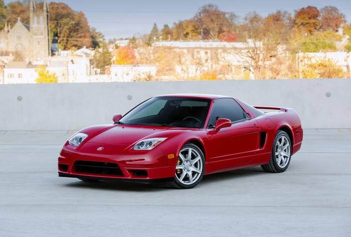 Red 2001 Acura NSX-T MT
