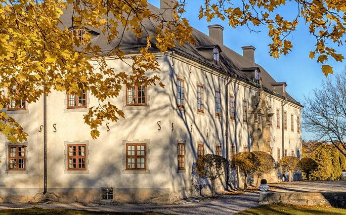 Castle in Sweden during Autumn