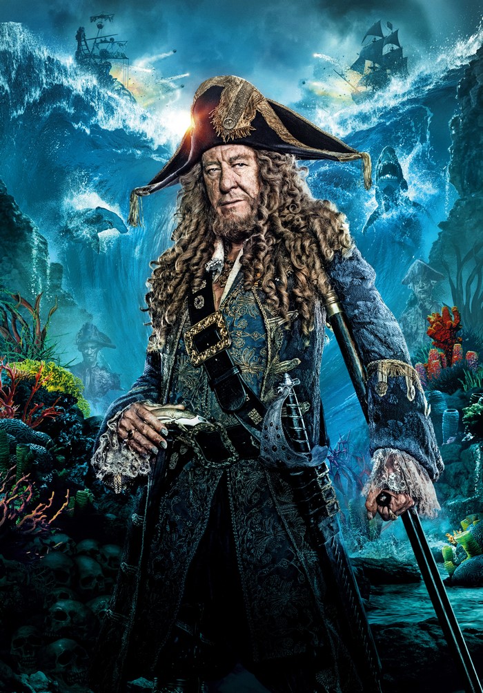 Captain Barbossa from Pirates of the Caribbean