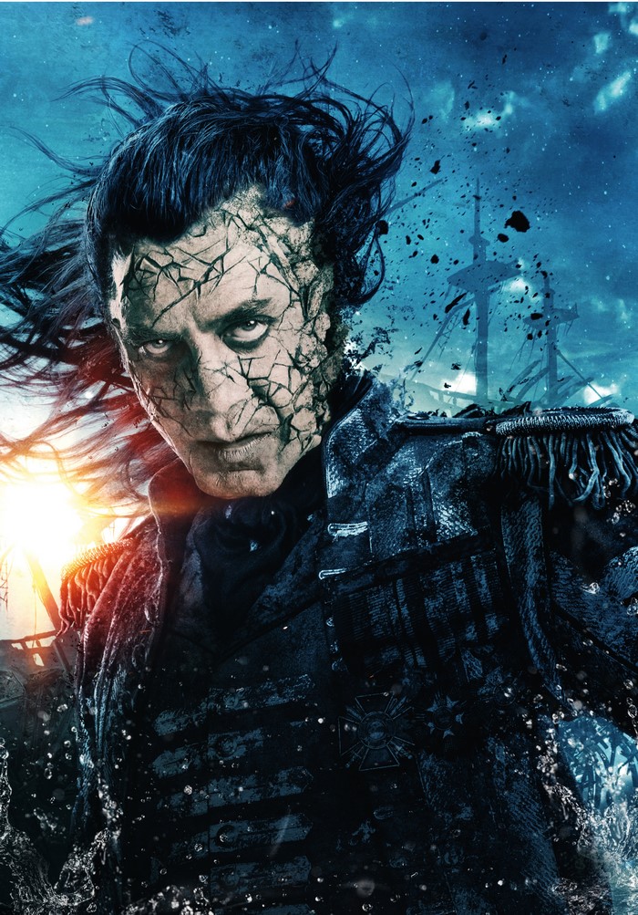 Javier Bardem as Captain Salazar from Pirates of the Caribbean