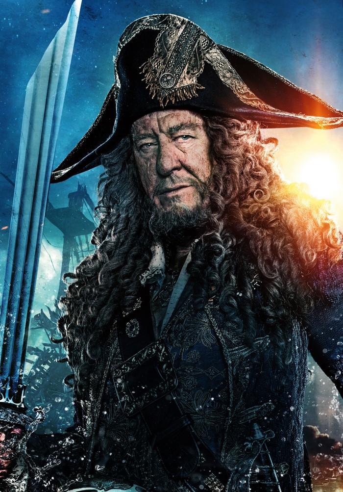 Captain Barbossa from Pirates of the Caribbean