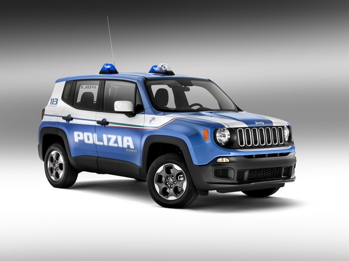 4K 2016 Jeep Renegade Sport Polizia