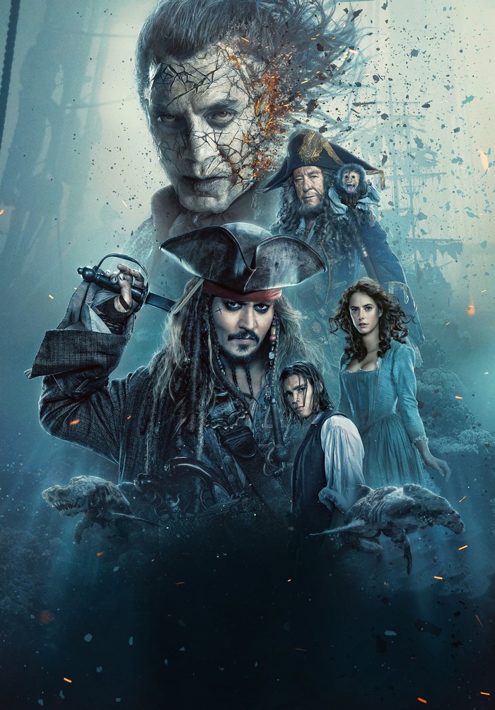 4K Pirates of the Caribbean: Dead Men Tell No Tales Poster