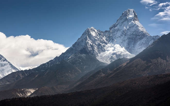 Ama Dablam mountain in the Himalayas
