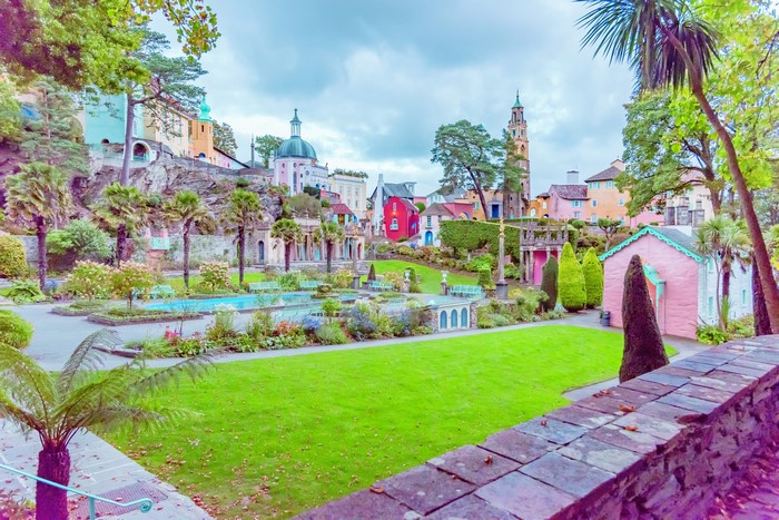 Portmeirion Village, Gwynedd, Wales, United Kingdom