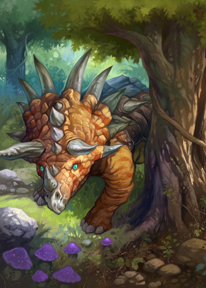 Ornery Direhorn from Hearthstone: Heroes of Warcraft