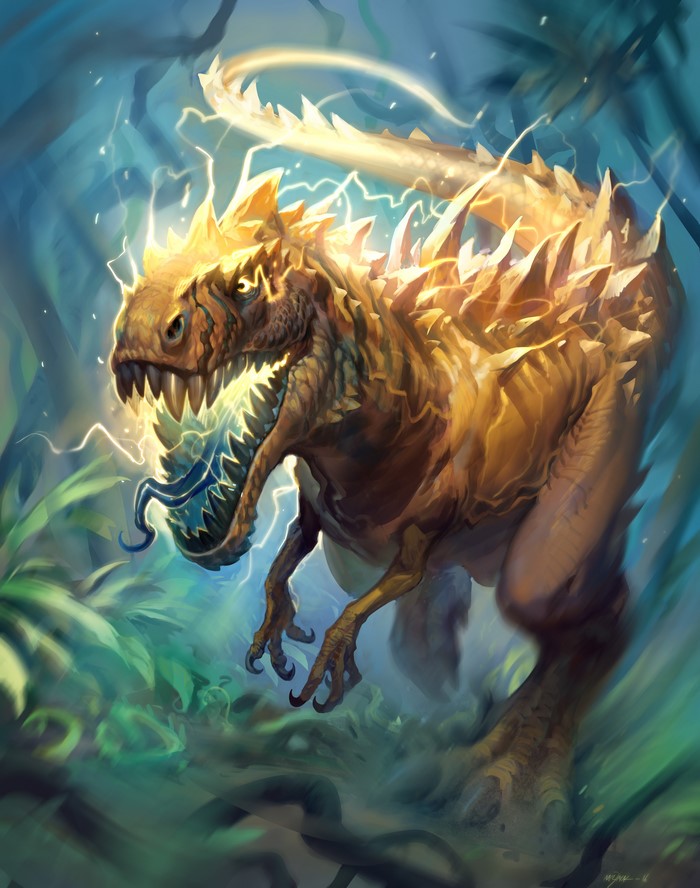 Charged Devilsaur from Hearthstone