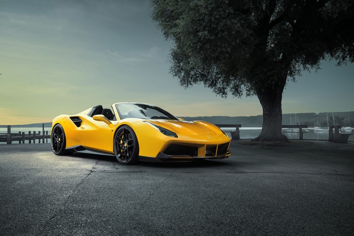 Yellow 2016 Novitec Rosso Ferrari 488 Spider