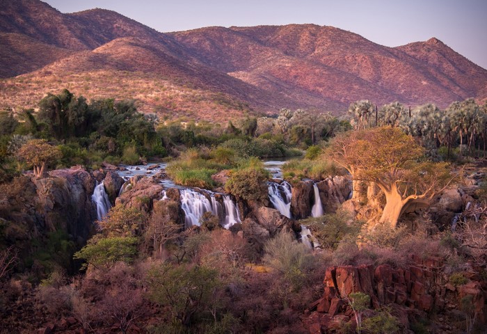 Epupa Falls on the Kunene River, Angola