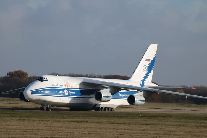 Antonov An-124-100 Volga-Dnepr transport aircraft