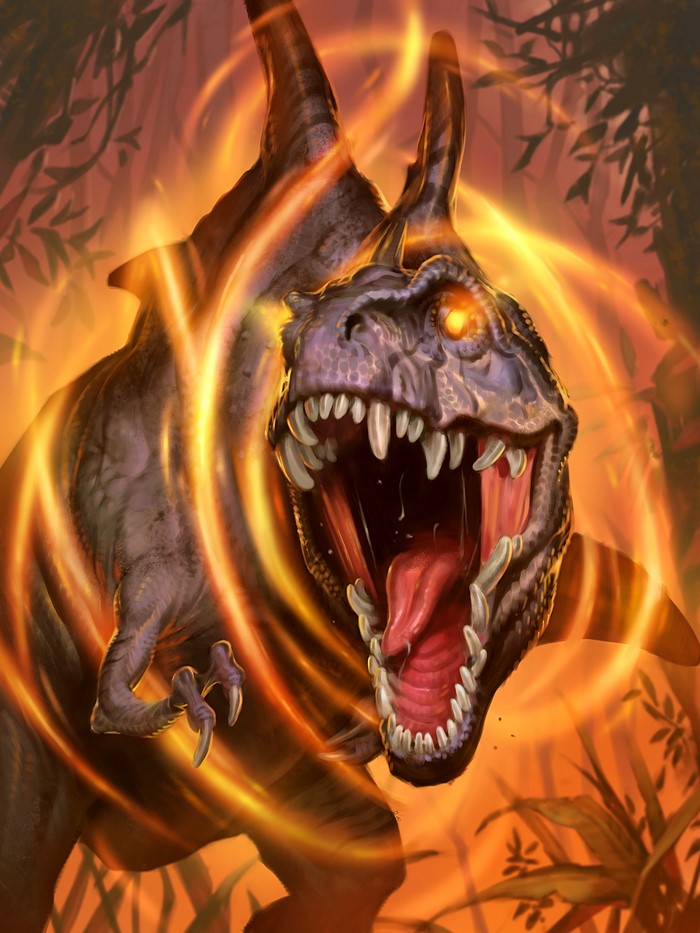Grievous Bite Dinosaur from Hearthstone: Heroes of Warcraft