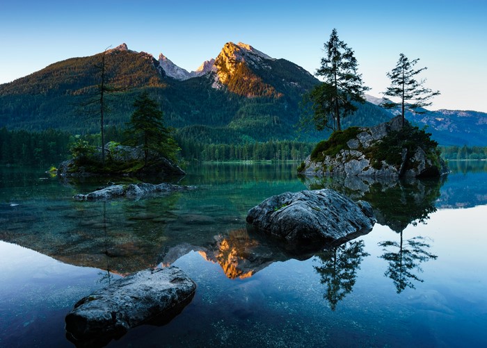 4K Lake and Mountains Scenery in Bavaria, Germany