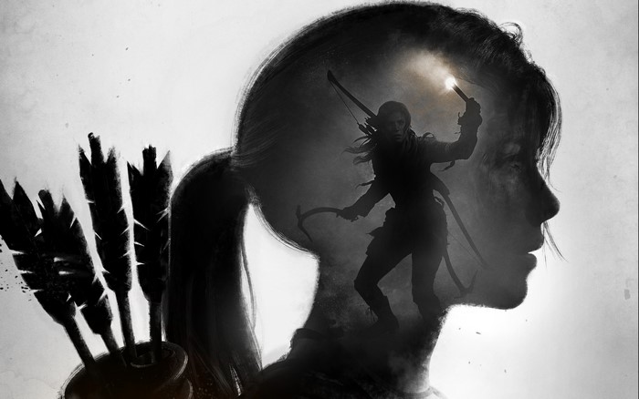 Lara Croft from Rise of the Tomb Raider with Arrows