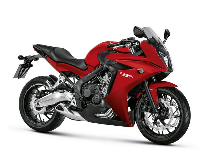 Red Honda CBR650F Motorcycle
