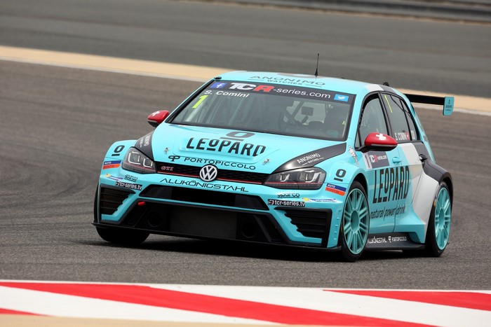Volkswagen Golf GTI TCR race car driven by S. Comini