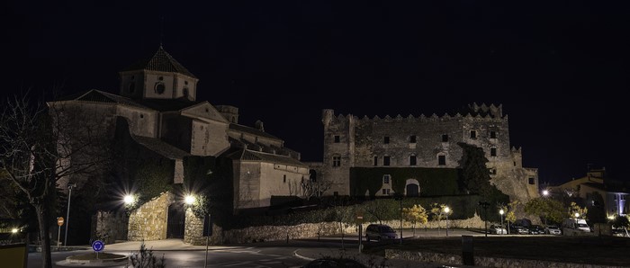 4K Castillo de Tamarit Tarragona Spain Night