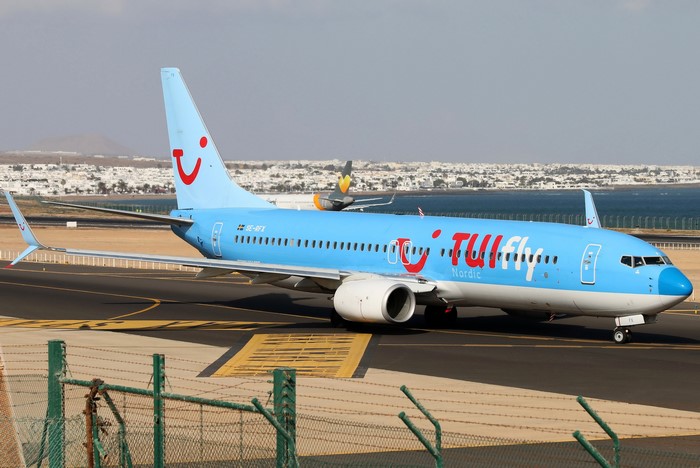 TUI fly Nordic Boeing 737-8K5 on tarmac