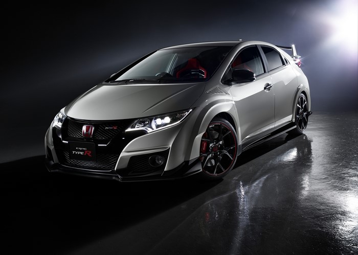 4K White Honda Civic Type R