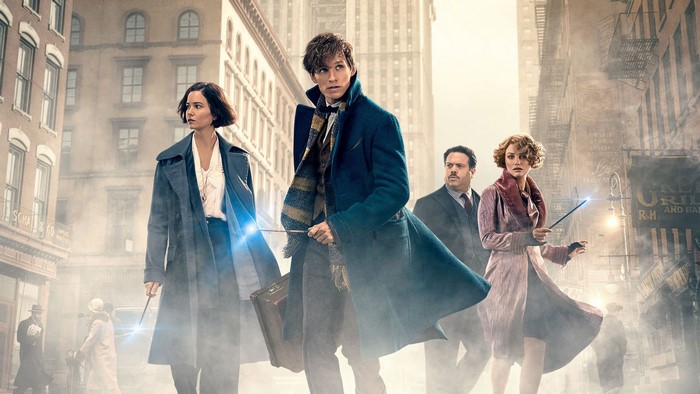 Newt Scamander and companions in Fantastic Beasts
