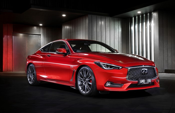 2017 Infiniti Q60 Red Sport Coupe