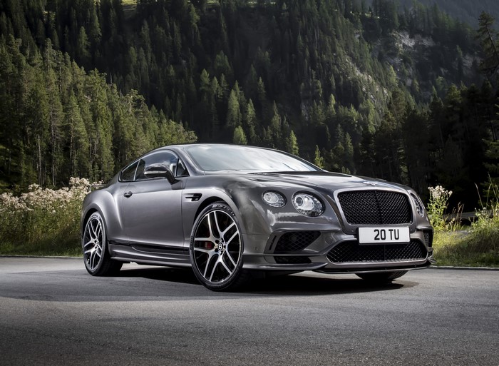 Bentley Continental Supersports Coupe on a Mountain Road