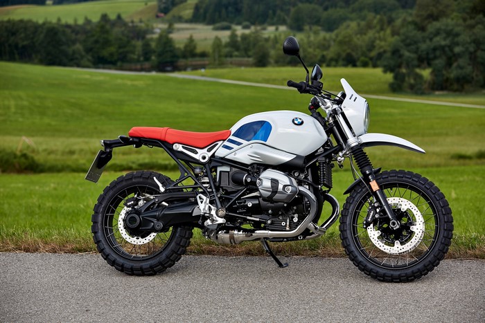 2017 BMW R nineT Urban G-S motorcycle side view