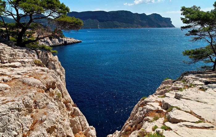 Calanque Port Miou, Provence, France Coastline