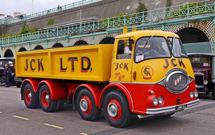 1963 ERF KV dump truck with JCK LTD livery