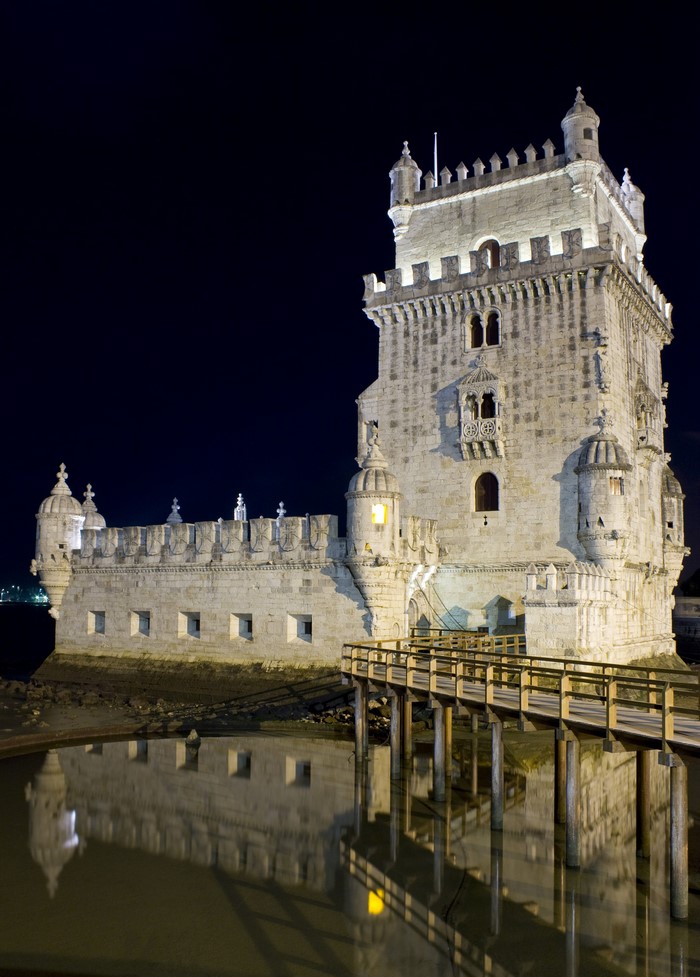 Torre de Belem Lisbon at Night