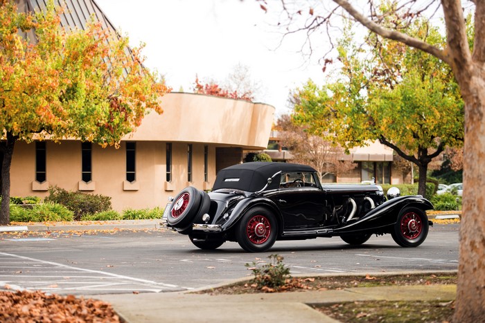 1935-36 Mercedes-Benz 500K Cabriolet A in black