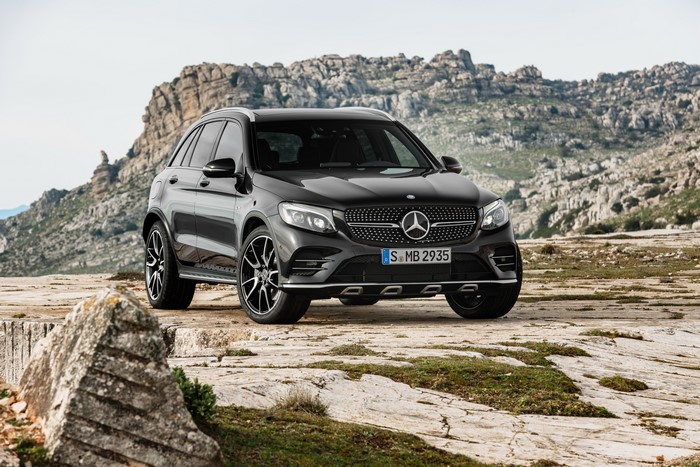 Black Mercedes-Benz AMG X253 GLC-Class SUV