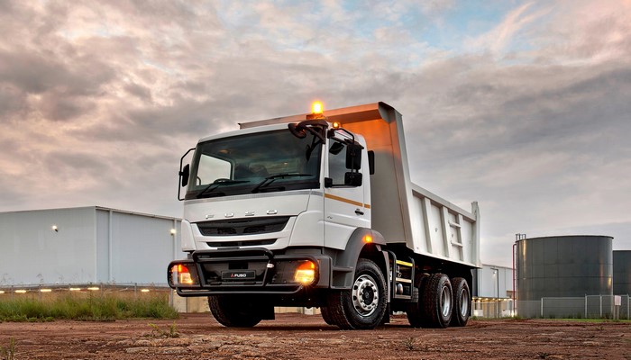 White 2017 Fuso FJ 26-280C Tipper Truck