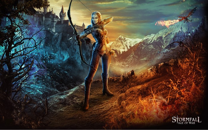Archer from Stormfall: Age of War with Dragon