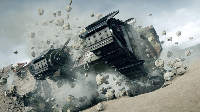 Mark V Tank in Battlefield 1