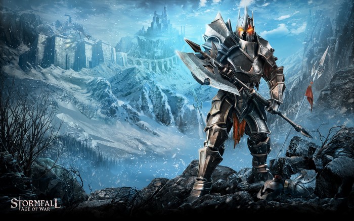 Stormfall: Age of War warrior with battle axe