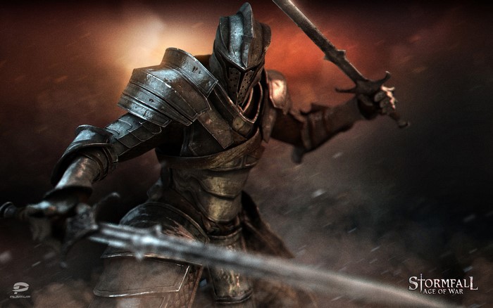 Knight from Stormfall: Age of War with Swords