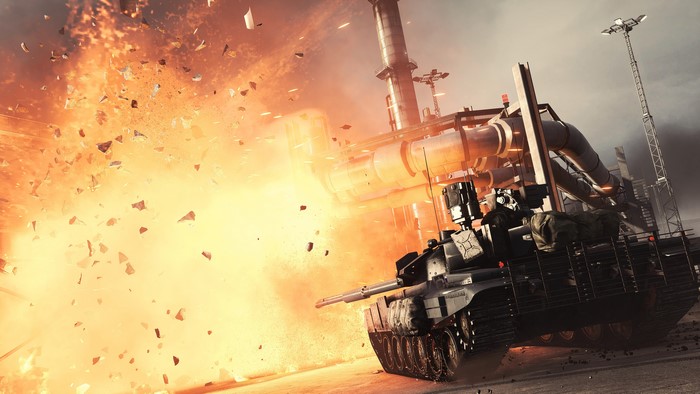 Battlefield 4 Tank Explosion
