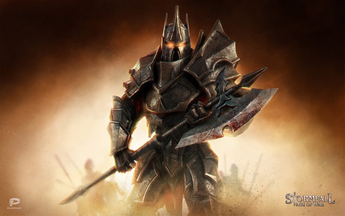 Stormfall: Age of War warrior with battle axe
