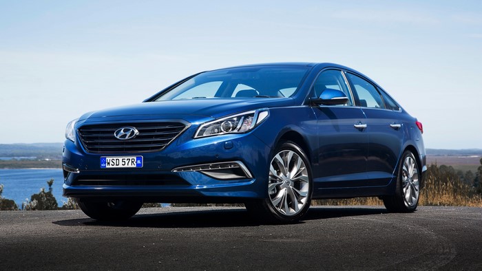 4K 2015 Hyundai Sonata AU-spec Blue
