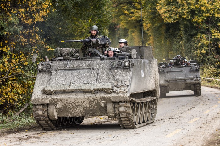 M113 G Panzer 63 APC with soldiers