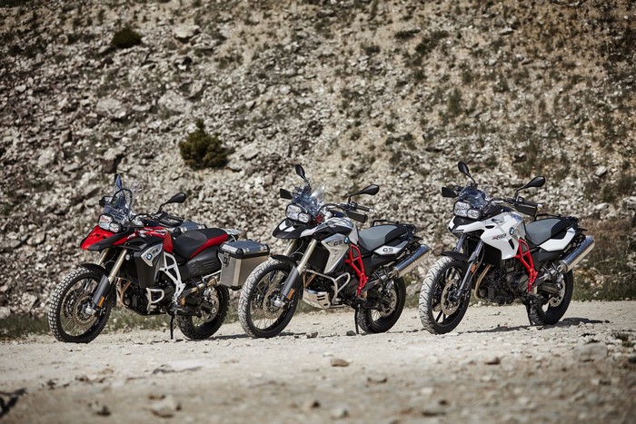 Three BMW F Series Motorcycles
