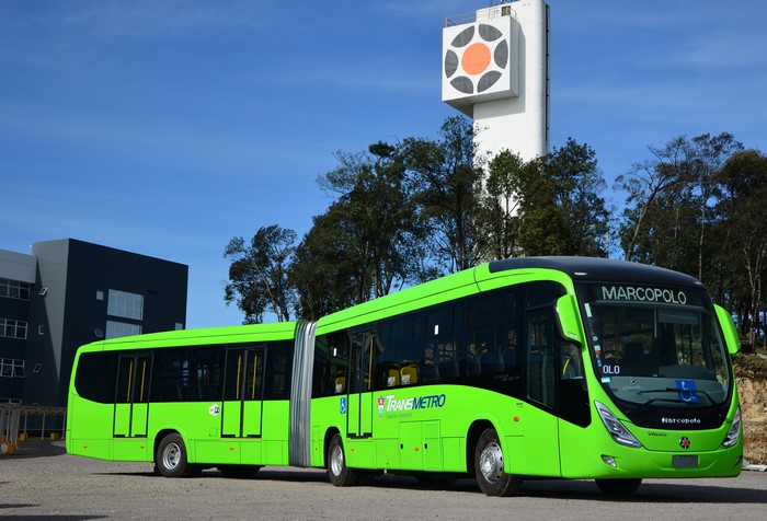 Green Marcopolo Viale BRT Bus